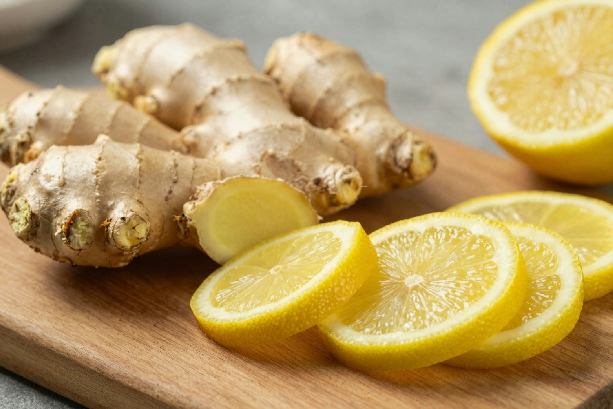 Zenzero e limone: la combinazione ideale per alleviare l'infiammazione della faringe naturale